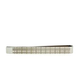 Pre Owned Burberry Silver Tone Metal Tie Pin