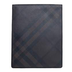 Burberry Dark Brown/Black Smoke Check PVC iPad Cover