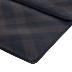 Burberry Dark Brown/Black Smoke Check PVC iPad Cover