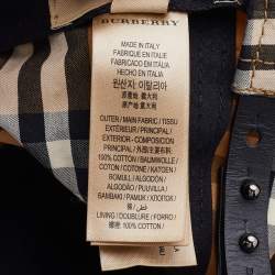 Burberry Beige Vintage Check Cotton Baseball Cap M