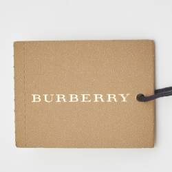 مملوكة مسبقًا Burberry Black Leather Buckle Belt 95CM