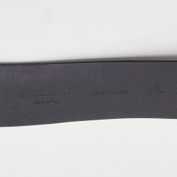 Burberry Black Leather Buckle Belt 90CM