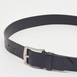 Burberry Black Leather Buckle Belt 90CM
