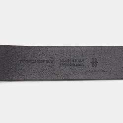 Burberry Black Leather Buckle Belt 80CM