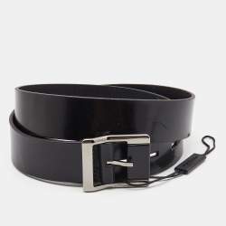 BURBERRY - Plaid Leather Belt - 90cm – Open Vault - Designer Consigners