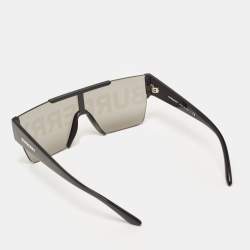 Pre Owned Burberry Black BE 4291 Reflective Sunglasses