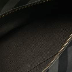 Pre Owned Burberry Smoke Nova Check PVC Travel Pouch