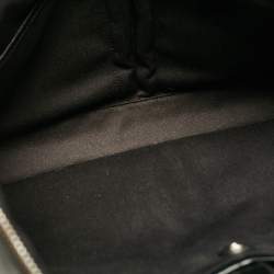 Burberry Black/Smoke Check Coated Canvas Laptop Bag