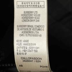 Burberry Black Leather and Nylon Laptop Bag