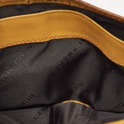 Burberry Brown/Yellow Smoke Check Coated Canvas and Leather Bifold Wallet