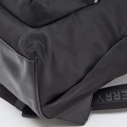 Burberry Black Nylon and Leather Backpack