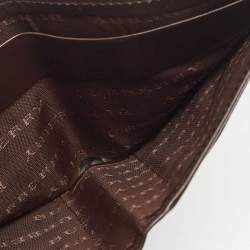 Burberry Beige/Brown Haymarket Check Coated Canvas and Leather Bifold Wallet
