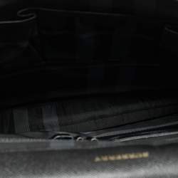 Pre Owned Burberry Black Leather Blackford Briefcase