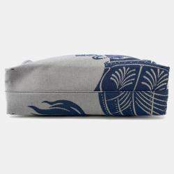 مملوكة مسبقًا Burberry Ekd Square Tote Night Canvas