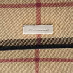 Burberry Beige House Check PVC Bifold Wallet