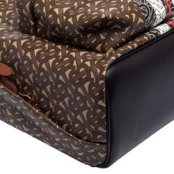 Burberry Multicolor TB-Print Coated Canvas and Leather Backpack