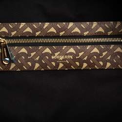 Burberry Multicolor TB-Print Coated Canvas and Leather Backpack