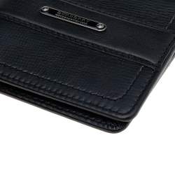 Burberry Black Leather Bifold Wallet
