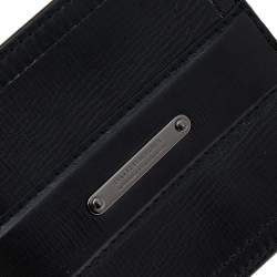 Pre Owned Burberry Black Leather Bifold Wallet