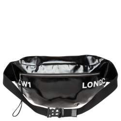 Buberry Black Coated Canvas XL Sonny Belt Sling Bag