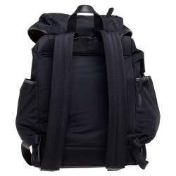 Burberry Black Nylon Drawstring Backpack