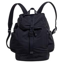 Burberry Black Nylon Drawstring Backpack Burberry | TLC