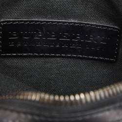 Burberry Black London Check Coated Canvas and Leather Messenger Bag