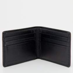 Pre Owned Burberry Burgundy Leather International Bifold Wallet