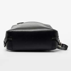 Burberry Black Leather Westport Square Backpack