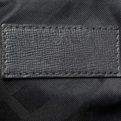 Burberry Black Leather Westport Square Backpack