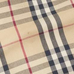 Burberry Beige/Black Nova Check Canvas and Leather Messenger Bag