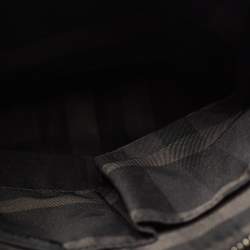 Pre Owned Burberry Black Leather Messenger Bag