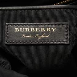 Burberry Black Nylon Rucksuck Backpack w/AMB Embroidered
