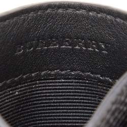 Pre Owned Burberry Black Lizard Card Holder