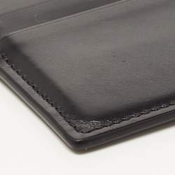 Burberry Black TB Logo Leather Card Holder