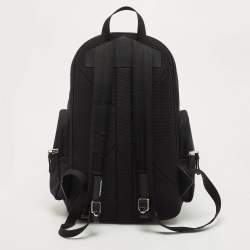 Burberry Black/Beige Vintage Check Canvas Large Nevis Backpack
