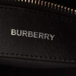 Burberry Black/Beige Vintage Check Canvas Large Nevis Backpack