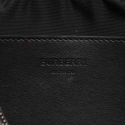 Burberry Green Camo Print Coated Canvas and Leather West Belt Bag