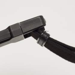 Burberry Black Check Coated Canvas Belt Bag
