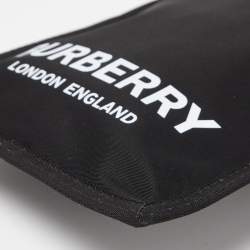 Burberry Black Nylon Logo Pouch