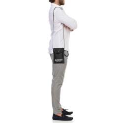 Burberry Black Nylon Logo Pouch