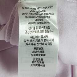 Pre Owned Burberry Light Purple Cotton Jersey T-Shirt S