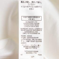 Burberry White Technical Cotton Button Front Shirt M