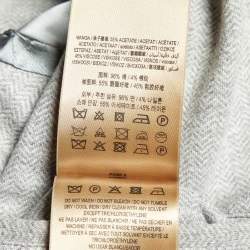 Burberry Grey Herringbone Cotton Suit M