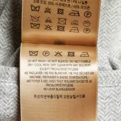 Burberry Grey Herringbone Cotton Suit M
