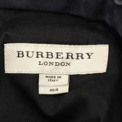Burberry Burgundy Wool Blend Suit M