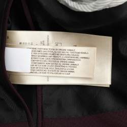 Burberry Burgundy Wool Blend Suit M