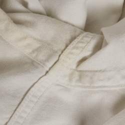 Burberry White Cotton Button Down Shirt L