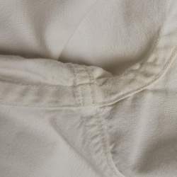 Burberry White Cotton Button Down Shirt L