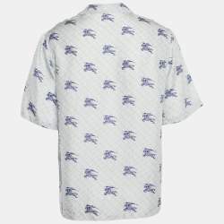 Burberry Blue EKD TB Monogram Shirt Pyjama Shirt S